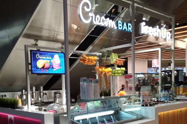 Первое кафе Cream Bar в Москве