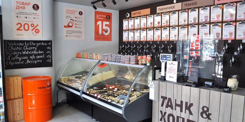В 2021 году охват сети пивных магазинов «Танк и Хоппер» увеличится в 4 раза